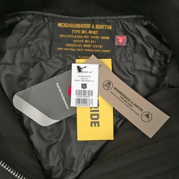 NEW $750 Burton x Neighborhood JPN NB Web Jacket!XL Black Rare Limited Edition
